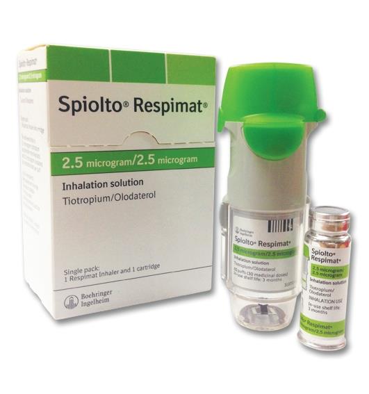 能倍乐 tiotropium/olodaterol-噻托溴铵/奥达特罗,Spiolto® 能倍乐®,Spiolto® Respimat®,Spiolto Respimat,Spiolto