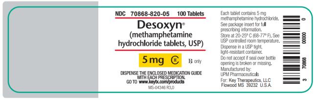 诺罗丁 methamphetamine hydrochloride tablets-Desoxyn